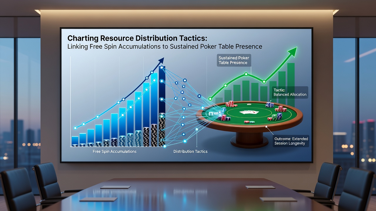 Infographic illustrating weekly adjustment cycles for transferring free spin winnings into poker reserves with sample percentage breakdowns