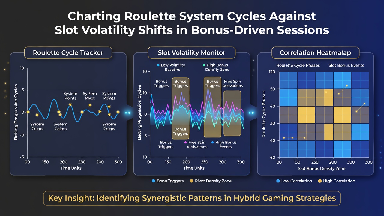 Data chart illustrating correlations between roulette cycle lengths and slot volatility indexes in bonus-funded play