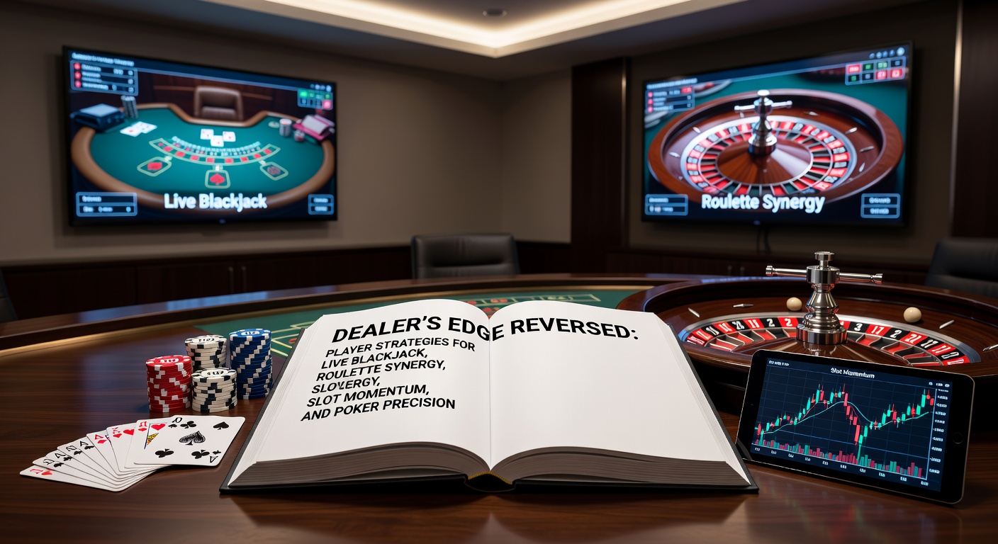 Players at a live blackjack table analyzing cards and chips, highlighting strategic decision-making in a casino setting