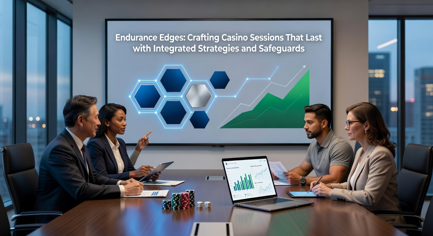 Casino player at a table meticulously planning session with notebook and chips, emphasizing endurance strategies