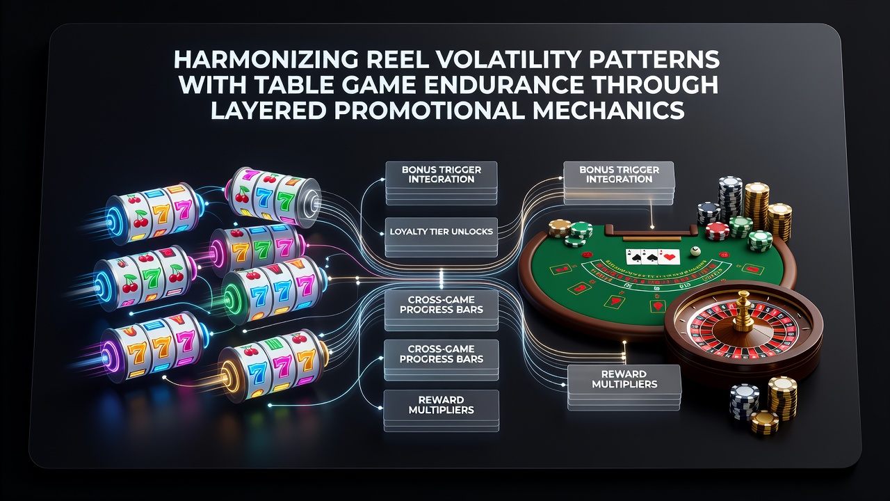 Close-up of roulette table with digital promotional overlays and slot bankroll indicators