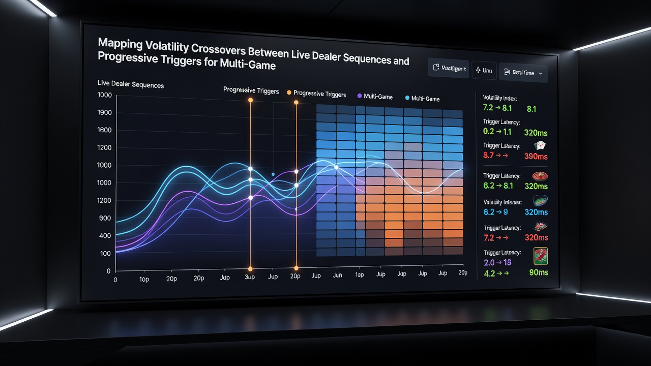 Chart illustrating bankroll allocation shifts during volatility crossovers in casino endurance sessions