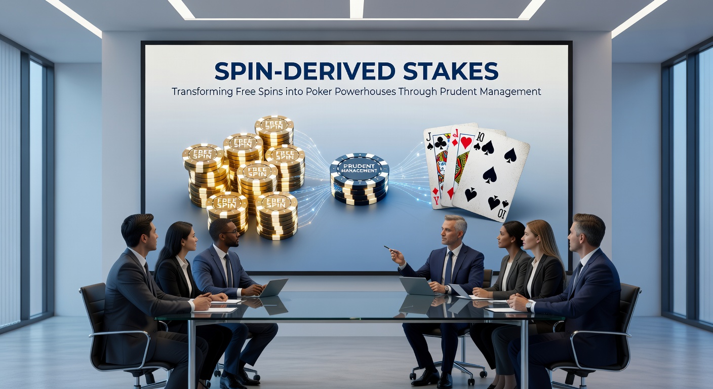 Close-up of a player's hand pushing poker chips forward at a table overlaid with glowing slot symbols, capturing the moment of stake transformation